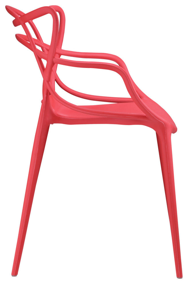 Red Entangled Dining Set Set of 2