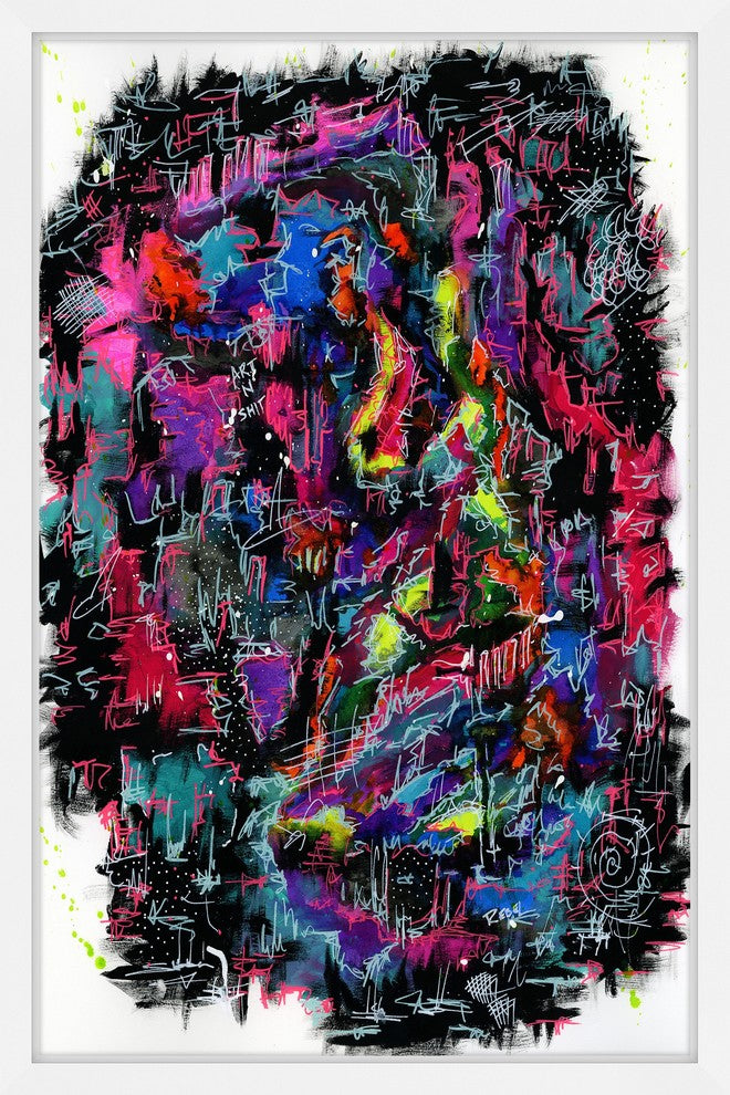 Marmont Hill, "Freaked" by Sloane Kady Framed Painting Print, 20x30