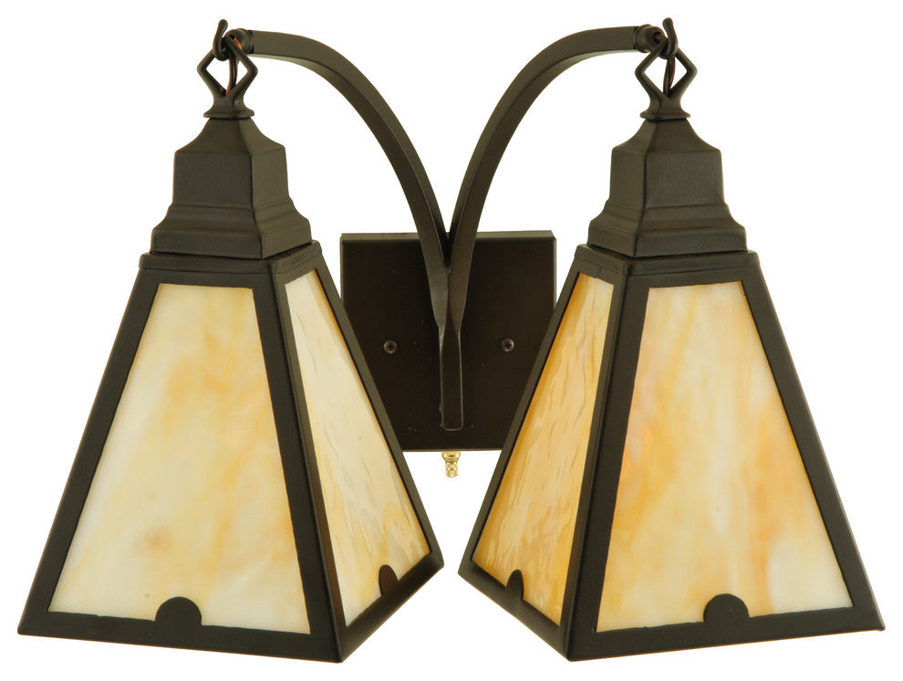 18 Wide Arnage 2 Light Wall Sconce