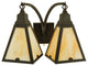 18 Wide Arnage 2 Light Wall Sconce