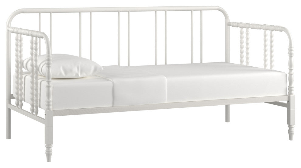 Weimar Metal Spool Daybed, White