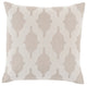 Surya Salma SA-005 18"x18" Pillow Kit, Light Gray/Khaki