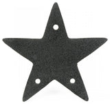 Cabinet Drawer Ring Pull Black Iron Southern Star Hardware Included Pack of 6
