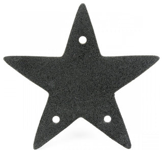 Cabinet Drawer Ring Pull Black Iron Southern Star Hardware Included Pack of 6