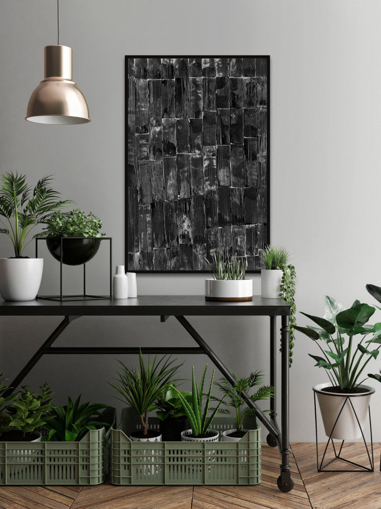 "Moments of Confusion" Floater Framed Painting Print on Canvas, 12x18