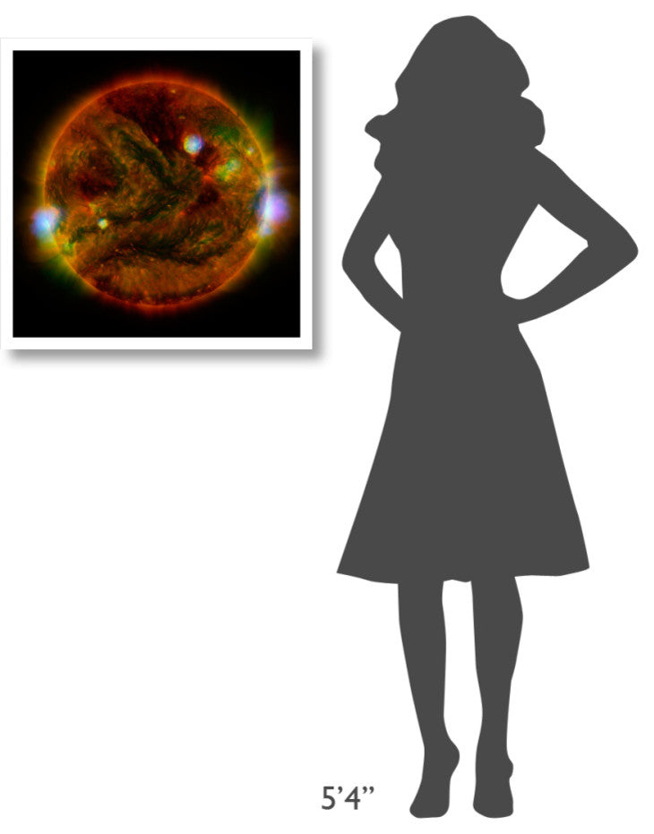 "The Sun, taken by NuSTAR, April 29, 2015" Digital Paper Print by NASA, 26"x26"