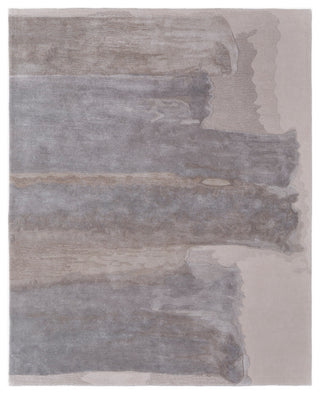 Ramiro R8921 Transitional/Industrial/Casual Rug, Gray/Ivory, 9'x12'