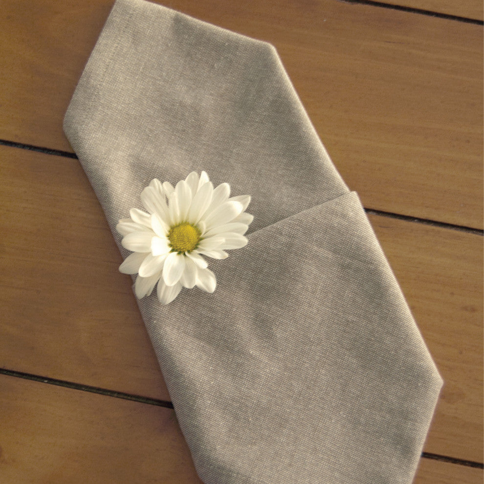 Tasty 21"x21" Napkins (Set of 4), Truffle