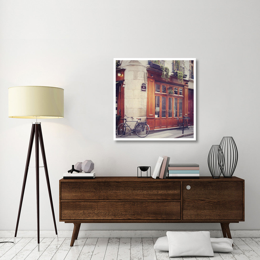 "Rue Chanoinesse" Digital Paper Print by Laura Marshall, 38"x38"