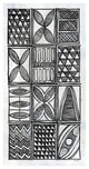"Patterns of the Amazon V BW" Digital Paper Print by Kathrine Lovell, 20"x38"