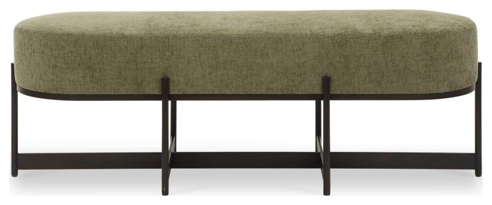Uttermost Merino Moss Fabric Bench