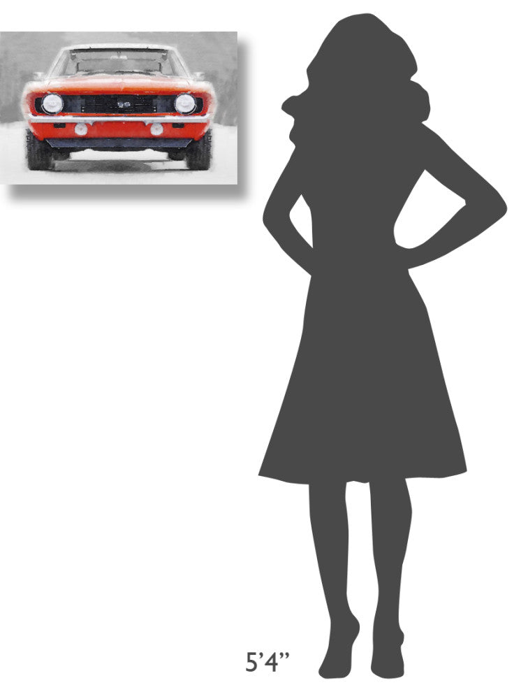 "1968 Chevy Camaro SS Watercolor" Fine Art Print