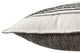 Jaipur Living Dolan Striped Black/Ivory Down Pillow 22" Square