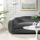 Sofa, Velvet, Dark Gray, Modern, Living Lounge Room Hotel Lobby Hospitality