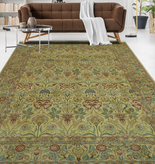 Pak-Persian Darylene Gold/Green Rug, 7'11x10'1