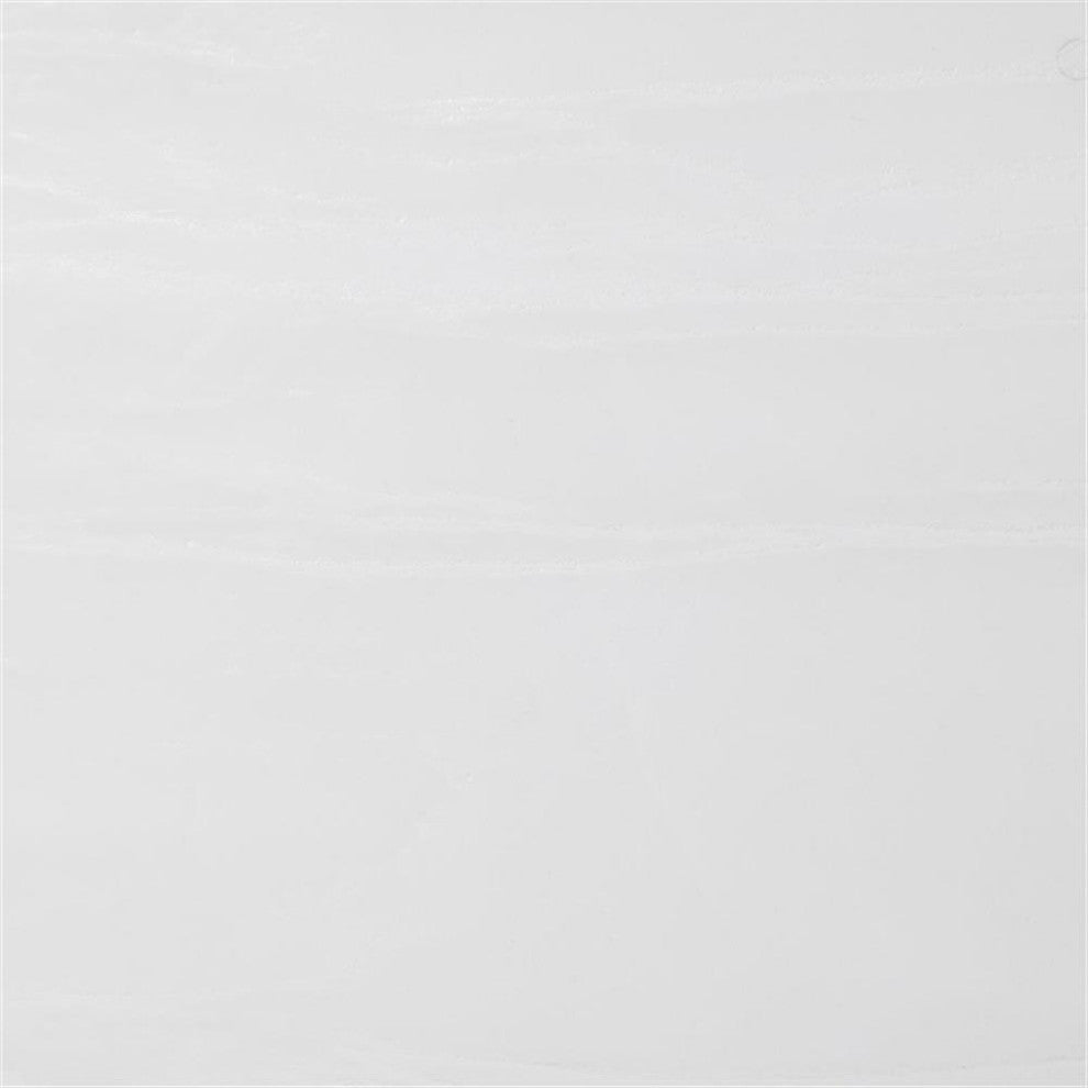 Maklaine 5-piece Modern Metal Base Dining Room Set in White and Chrome