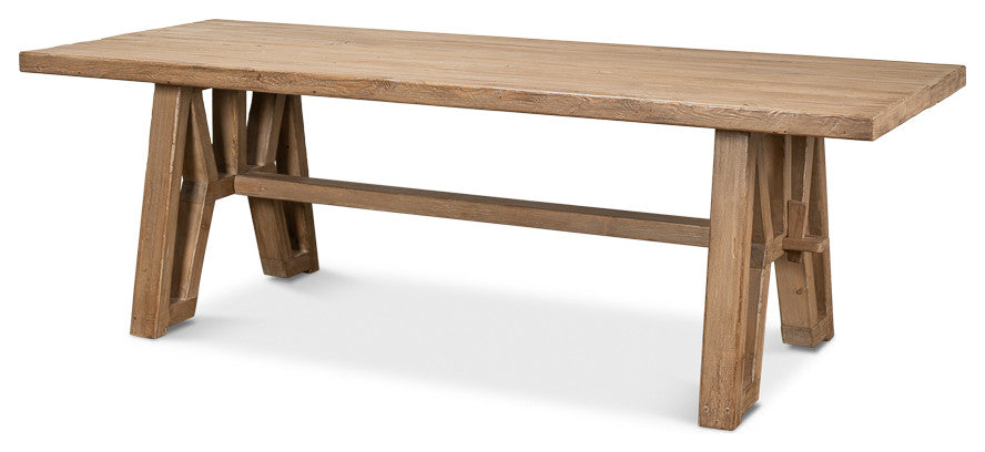 Industrial Reclaimed Wood Farm Table