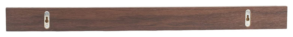 Edge 23" Photo Frame Floating Wall Shelf, Brown