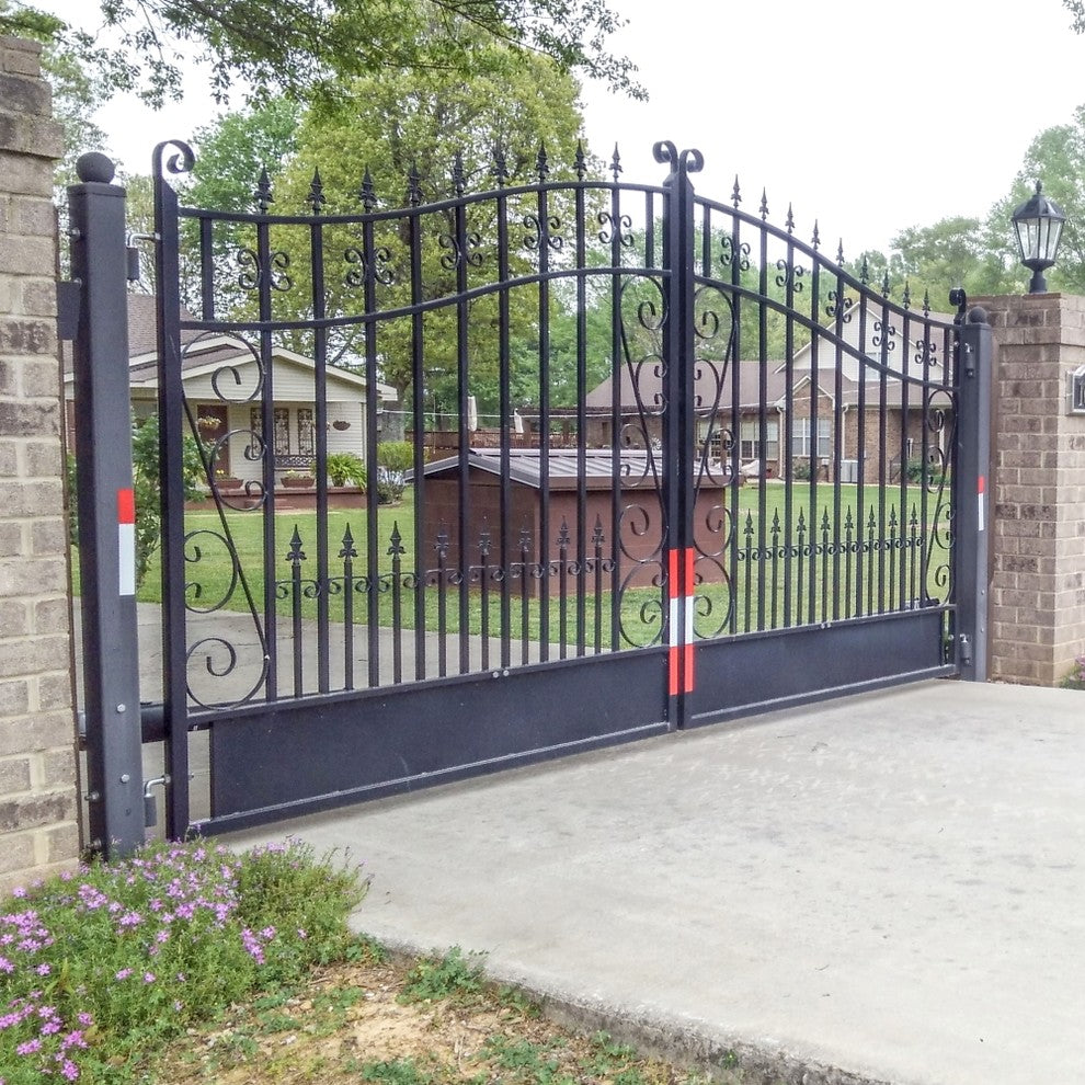 Aleko Iron Dual Swing Gate Venice Style