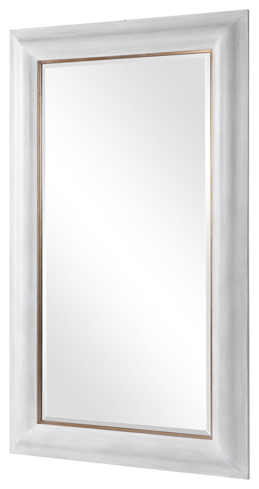 Uttermost Piper Large White Mirror