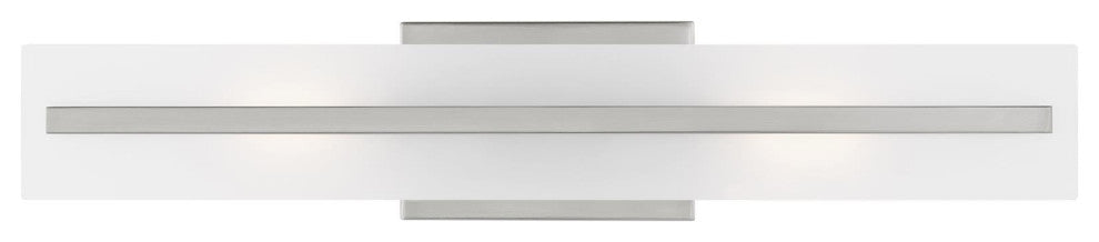 Dex Medium Two Light Wall / Bath, Brushed Nickel