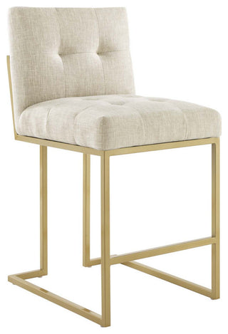 Modway Privy Counter Stool Upholstered Fabric Set of 2