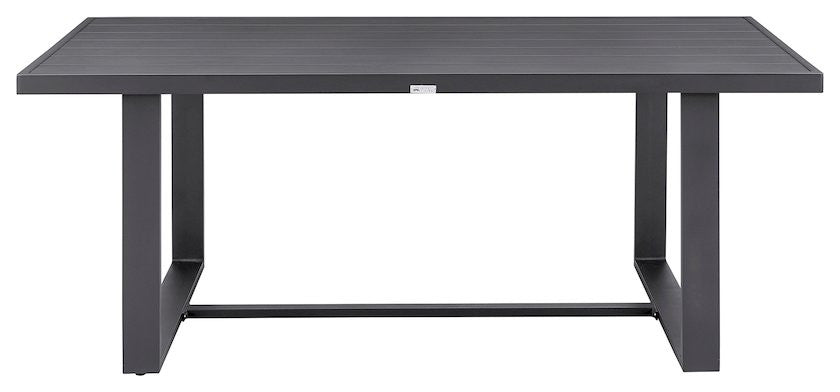 Menorca Outdoor Patio Dining Table in Aluminum