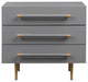 Trident Grey Nightstand - Grey