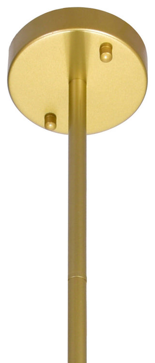 Tourch 7 Light Chandelier With Medallion Gold Finish