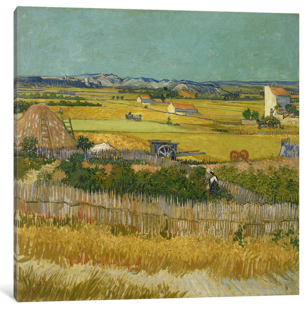"The Harvest" Wrapped Canvas Art Print, 12x12x1.5
