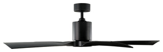 Aviator Indoor/Outdoor 5-Blade Smart Ceiling Fan, 54", Matte Black, Wall Control