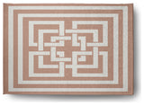 Greek New Key Nautical Chenille Rug