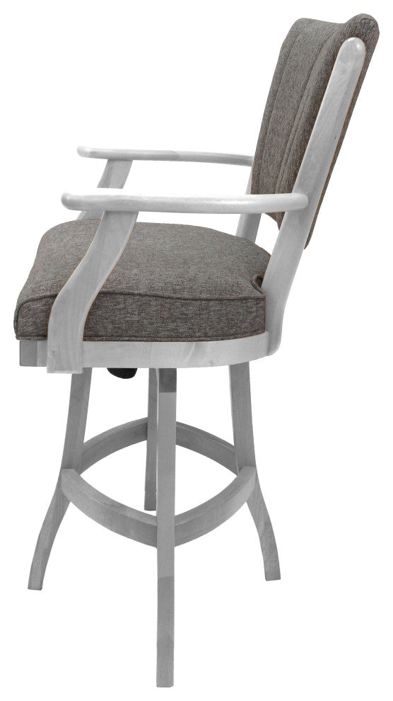 Classic Counter Bar Stools 26" 30" Extra Tall 34", Mojave Grey - White, 34"