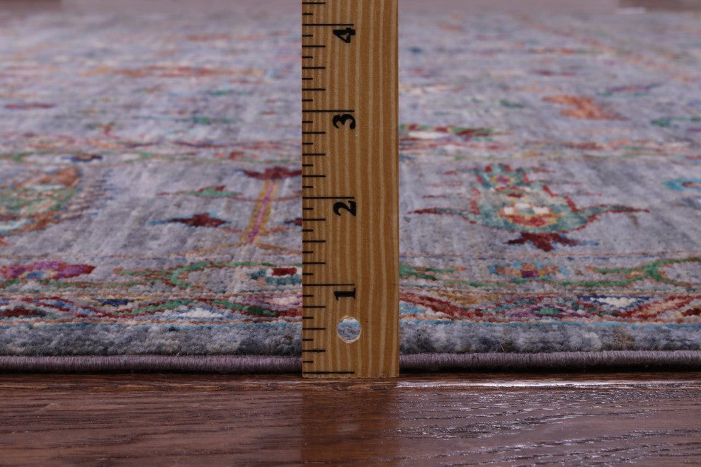 9' 1" X 12' 3" Handmade Persian Tabriz Rug - Q12528