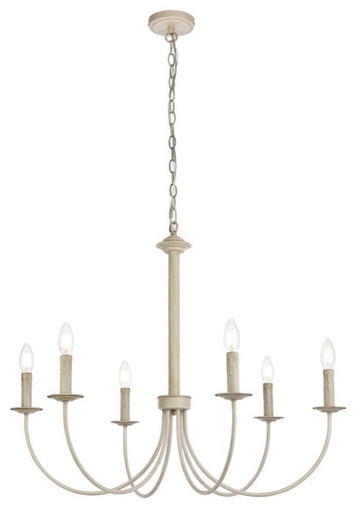 Briana 6-Light Pendant, Weathered Dove