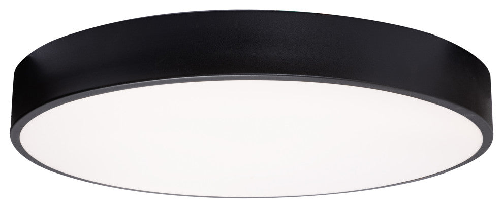 Bailey 19" LED Flush Mount, Black