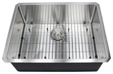 26" 16 Gauge Undermount Single Bowl Stainless Steel Sink Package
