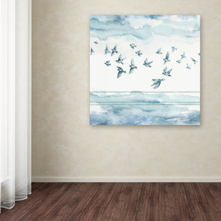 Lisa Audit 'Indigold XXII' Canvas Art, 18"x18"