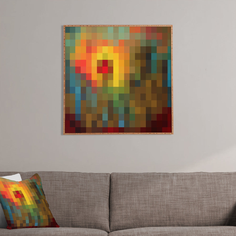 Deny Designs Madart Inc Glorious Colors Framed Wall Art