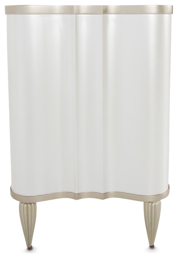 London Place Vanity Desk - Creamy Pearl