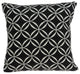 HomeRoots 20" x 7" x 20" Transitional Black Pillow Cover With Down Insert