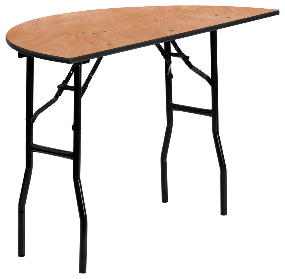 "Les" Half Round Folding Table