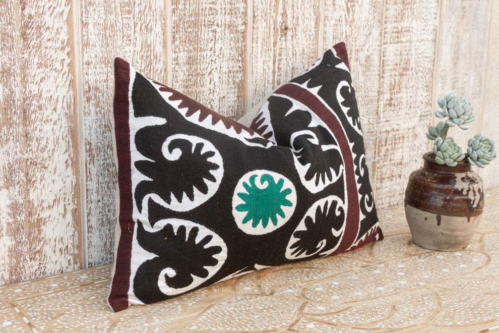 Damina Gul Suzani Lumbar Pillow
