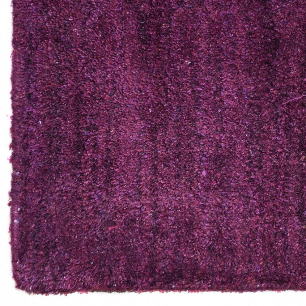 HAND KNOTTED LOOM SILK ECO-FRIENDLY AREA RUGS -10'x10',Square ,Rust,Contemporary