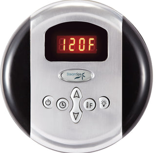 SteamSpa 10.5 KW QuickStart Acu-Steam Bath Generator Package,Polished Chrome