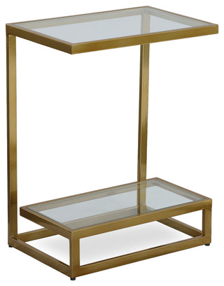 Uttermost 22913 Musing Brushed Brass Accent Table