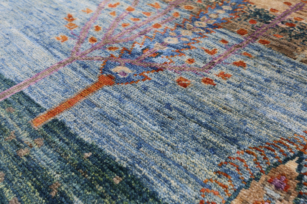2' 8" X 9' 9" Persian Gabbeh Tribal Handmade Runner Rug Q8109
