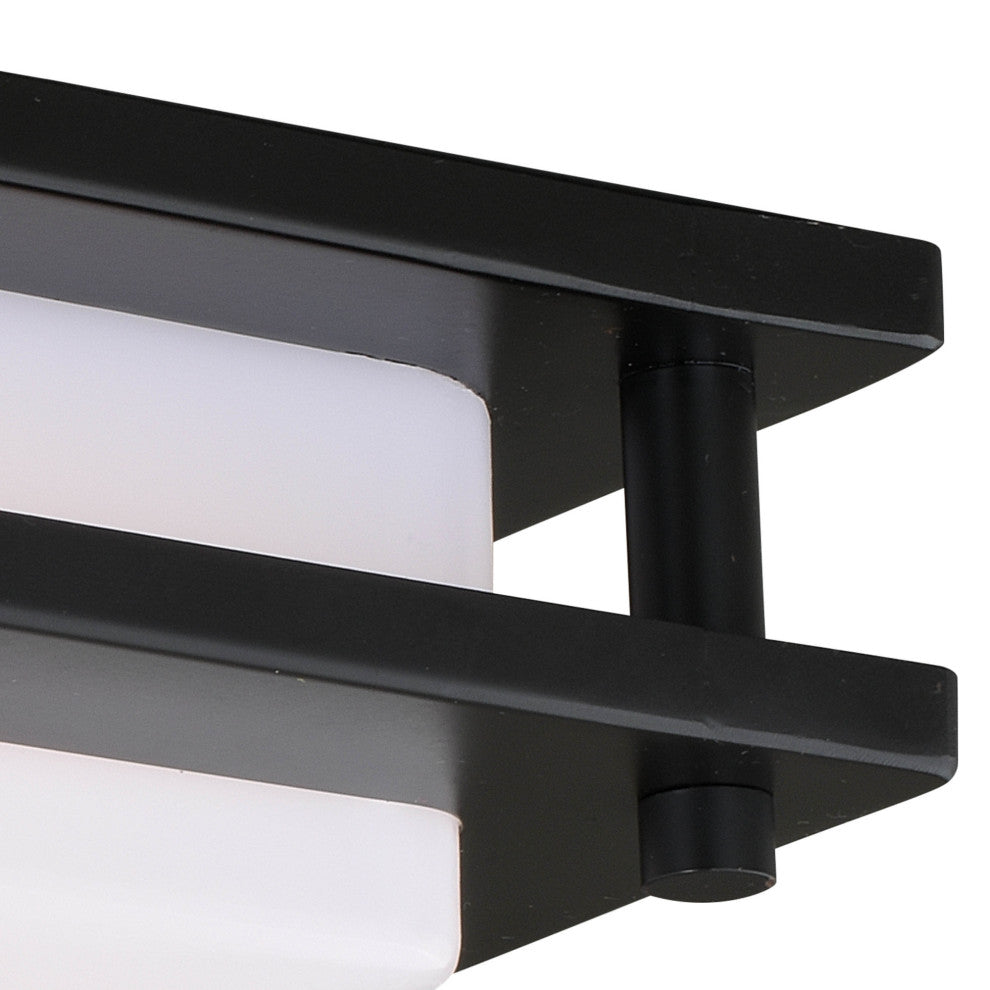 Vaxcel Lighting C0152 Horizon 12"W Integrated LED Flush Mount - Satin Nickel