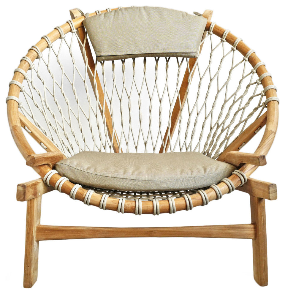 Outdoor Mayan Sunset Rope Chair