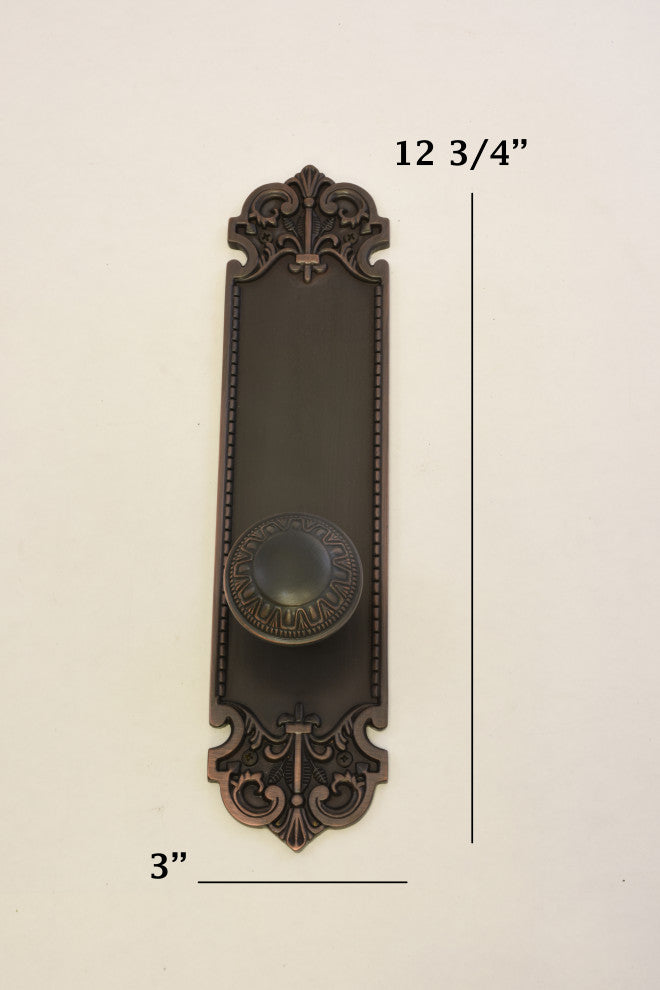 Fleur De Lis Plate Double Dummy set